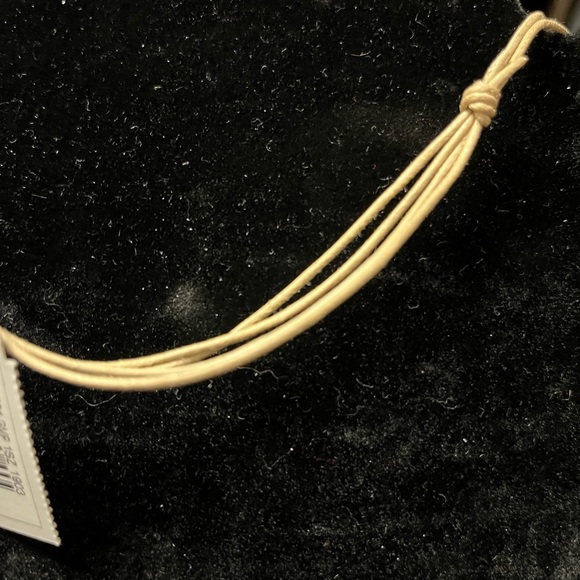 J Jill Glass And Stone Pendant With Resin And Agate New Adjustable Length - Picture 6 of 6